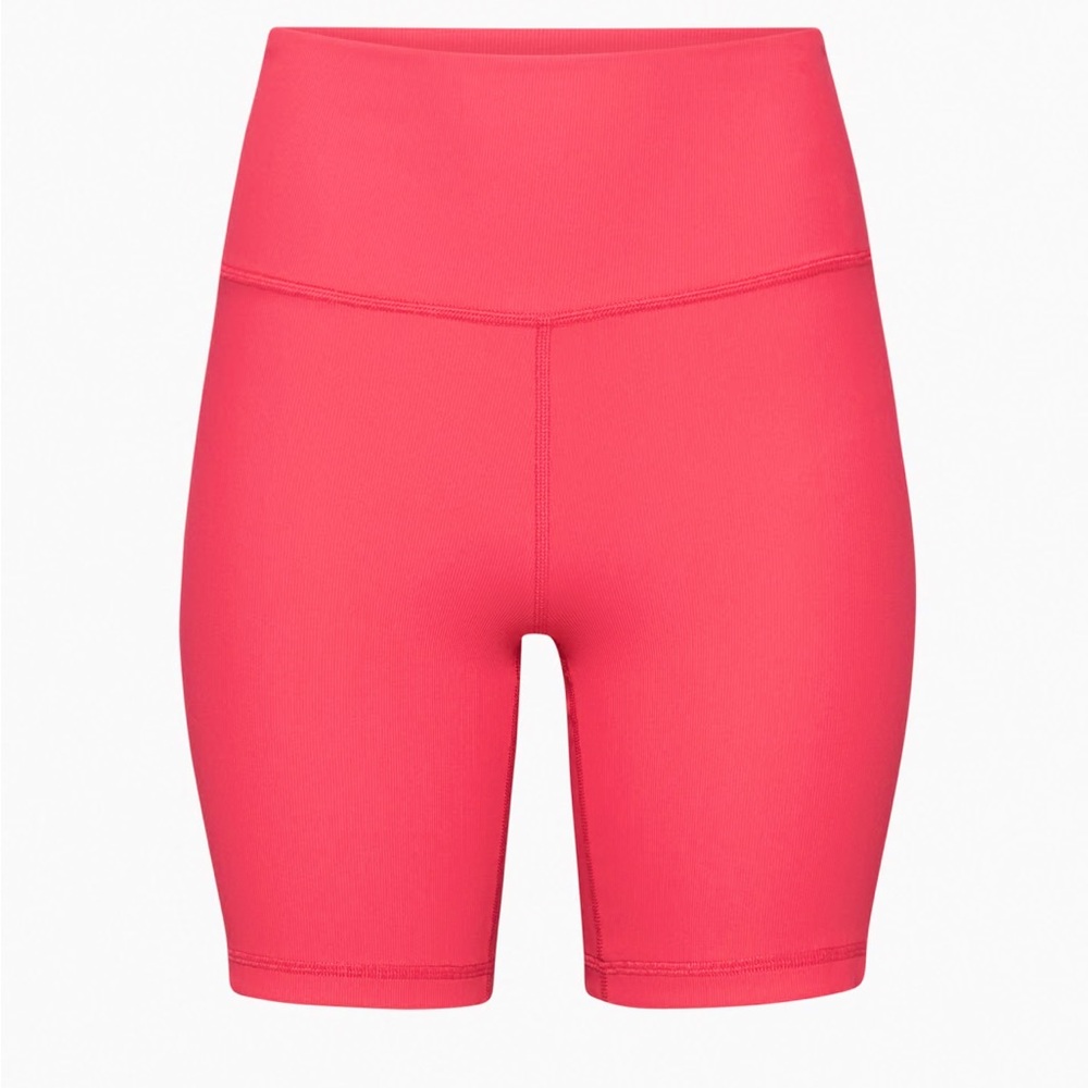 TnaSLICK Rib Atmosphere Hi-Rise 7" Short Hypno Pink Size L